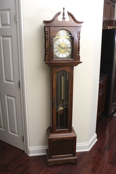 vintage emperor grandfather clock